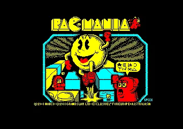 Pac-Mania (UK) (1988) (Trainer) screen shot title